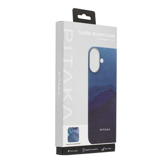 Чехол Pitaka StarPeak Tactile Woven Case для iPhone 16 Plus Over The Horizon (KI1602OTH)