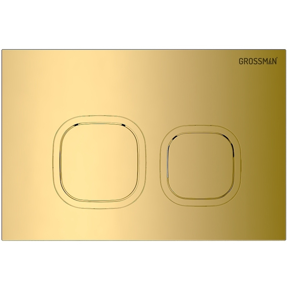 Клавиша смыва Grossman Cosmo 700.K31.02.300.300 Золото глянцевое