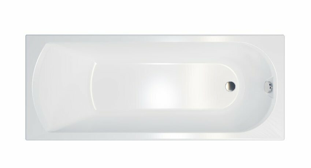 Ванна Акриловая ДЮНА 160 в комплекте с ножками и креплениями ВАД-160