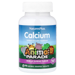 NaturesPlus, Animal Parade®, жевательная добавка с кальцием для детей, ванильное мороженое, 90 таблеток в форме животных