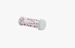 Грипсы VLG-200-1 Velo 105 мм прошитые бело-фиолетовые