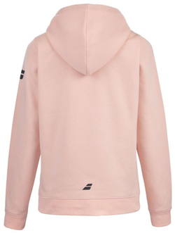 Детская теннисная толстовка Babolat Exercise Hood Sweat Boys - Pink