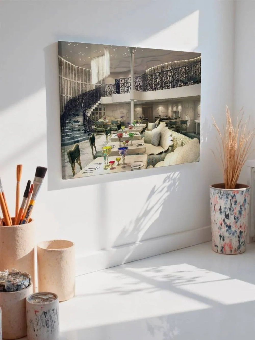 Картина на стену 40 X 50 Ресторан