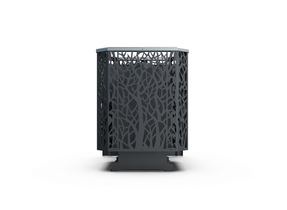 Банная печь Душа- 15 Сетка Древо панорама