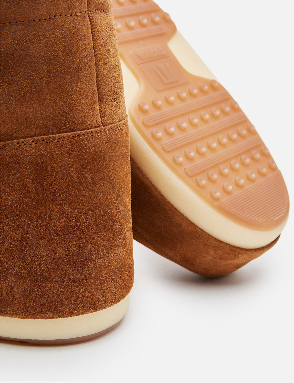 Moon Boot No Lace Tan Suede Boots