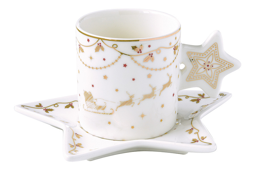 Чайная пара 200мл Easy Life Ёлочные огни