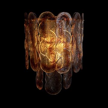 Бра 3*E14 10487W золото/янтарный Flow LOFT IT