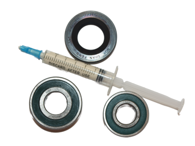 Подшипники для стиральной машины Indesit IWSB 5105, 6202 2RS, 6203 2RS, сальник 22х40х10/11.5, смазка