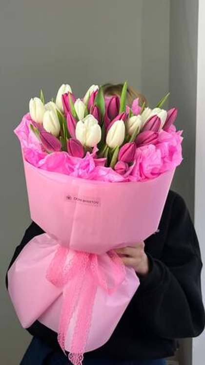 Букет из тюльпанов