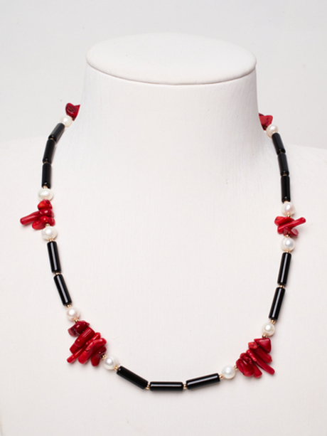 10157131 Колье Роман с камнем