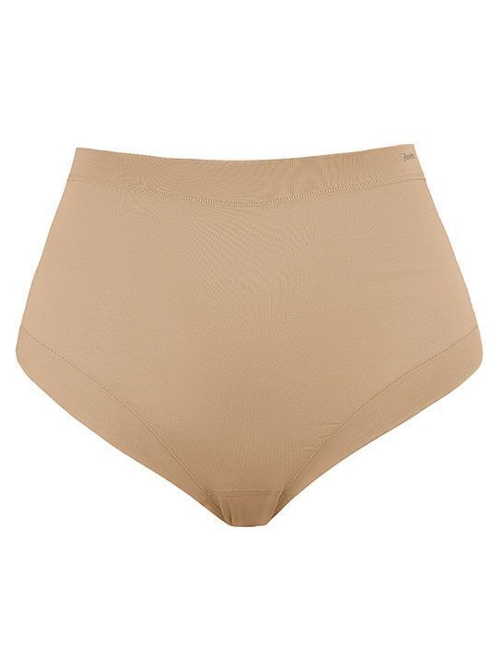 Набор из 2 хлопковых высоких +size трусиков-слип Esencial (Размер: XXL) (Цвет: телесный)