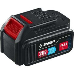ЗУБР T7, 20 В, 4.0 А·ч, аккумуляторная батарея, Профессионал (ST7-20-4)