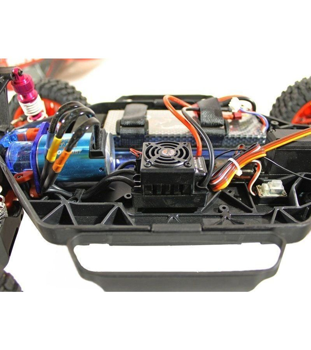 Радиоуправляемый шорт-корс Remo Hobby 9EMU Brushless 1/8, 4WD, мощный электродвигатель, управление до 150 метров, синий цвет