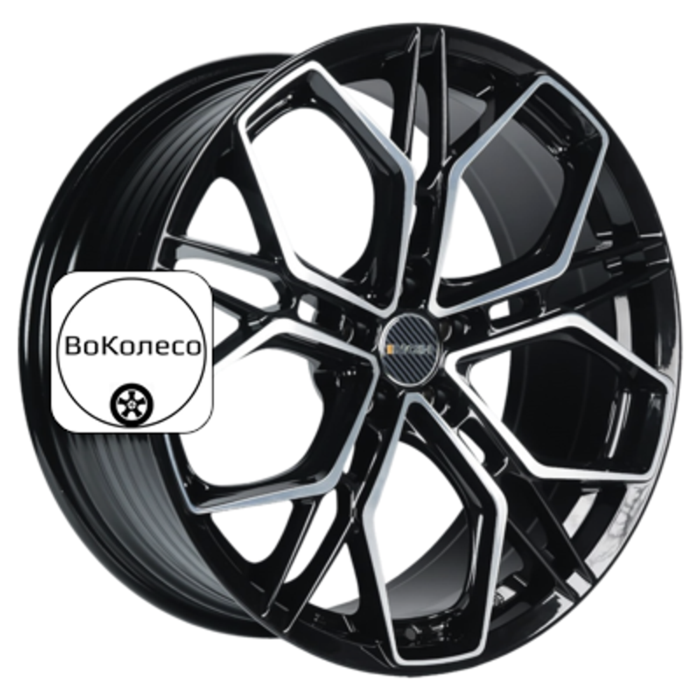 8x18/5x114,3 ET37 D66,5 FA8534 Gloss Black Machined Face (ZJH) INCH