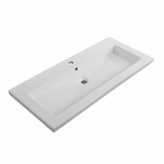 Тумба с раковиной Cezares PLANE 100 PLANE-1000-2C-SO-BL+CZR-8070-100 Bianco Lucido