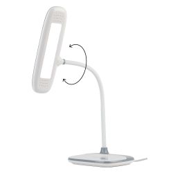 Настольный светильник ЭРА NLED-458-6W-W светодиодный белый | Светодиодные настольные лампы