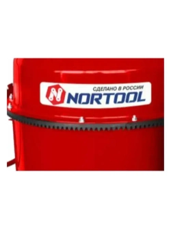 Бетономешалка Nortool BP 120, полиамидный венец