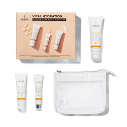Подарочный набор Image Skincare VITAL HYDRATION, с витамином С, для всех типов кожи, 3 предмета