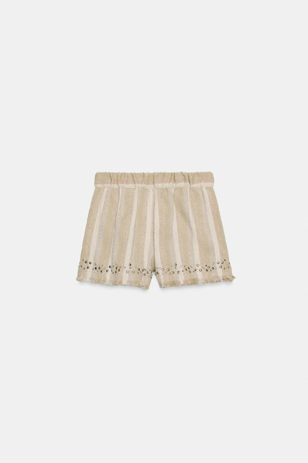 ZARA ШОРТЫ ИЗ ФАКТУРНОЙ ТКАНИ В ПОЛОСКУ — ZW COLLECTION, РАЗНОЦВЕТНЫЙ
