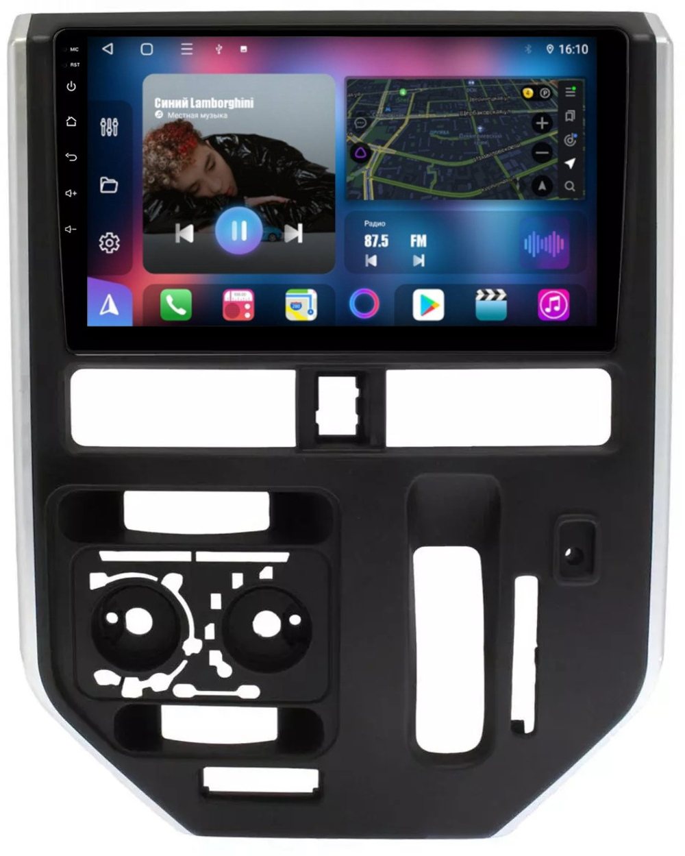 Магнитола для Toyota Tank, Roomy, Daihatsu Thor, Subaru Justy (2016-2020, кондиционер) - FarCar BM9559CONM на Android 13, QLED, TS10, 4Гб+32Гб, CarPlay, 4G SIM-слот