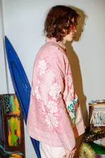 Куртка Soeurs с Двумя Расшитыми Карманами / Foxberry Jacket бордовая