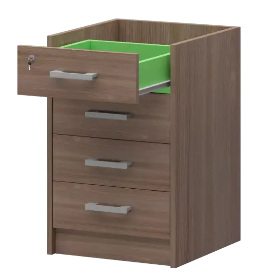 Корпус тумбы приставной АТ-05 Темный шимо 440x450x740 Арго