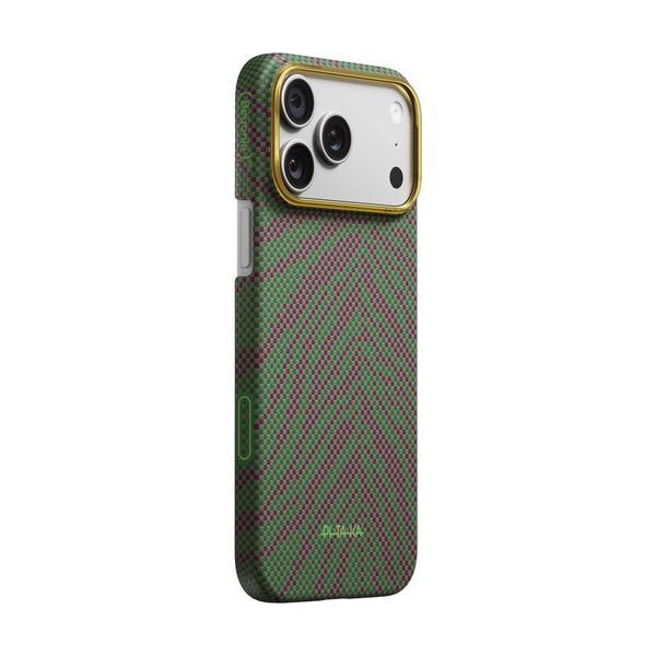Чехол Pitaka Edge Case для iPhone 17 Pro, Зелёный росток | Sprout Surge