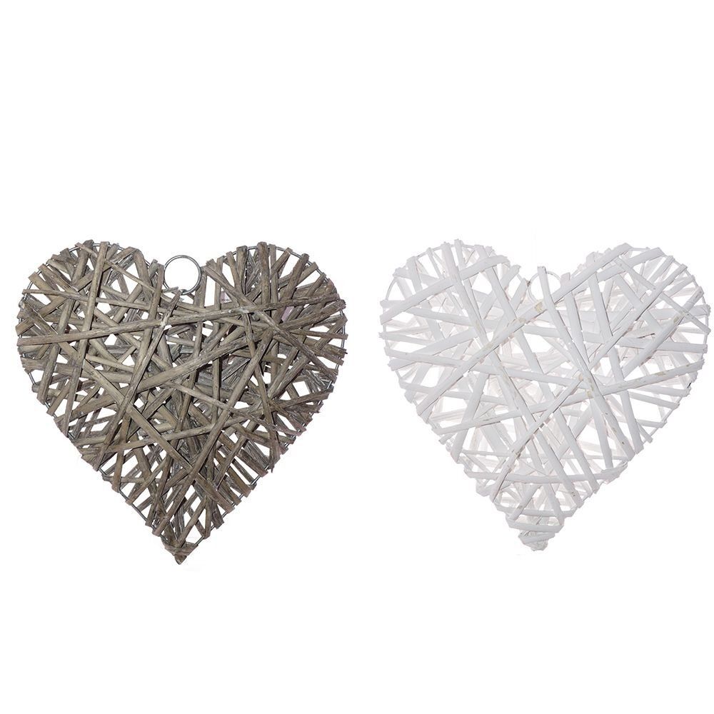 GAEM Украшение новогоднее без ленты, "Сердце", L24 W4 H24 см, 2в.