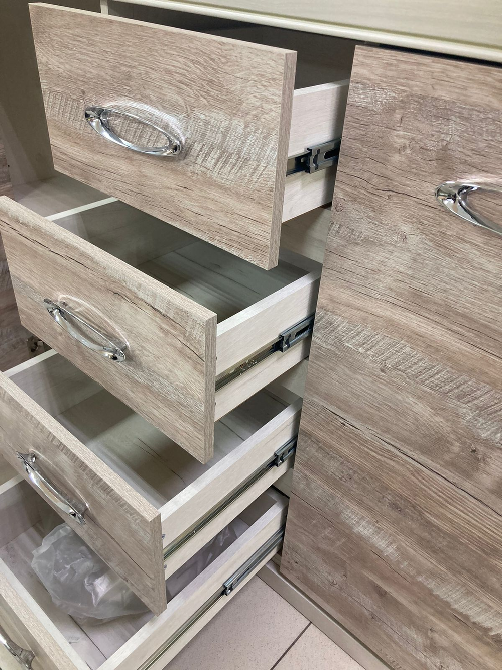 Комод комби Мартина дуб приморский/дуб юкон