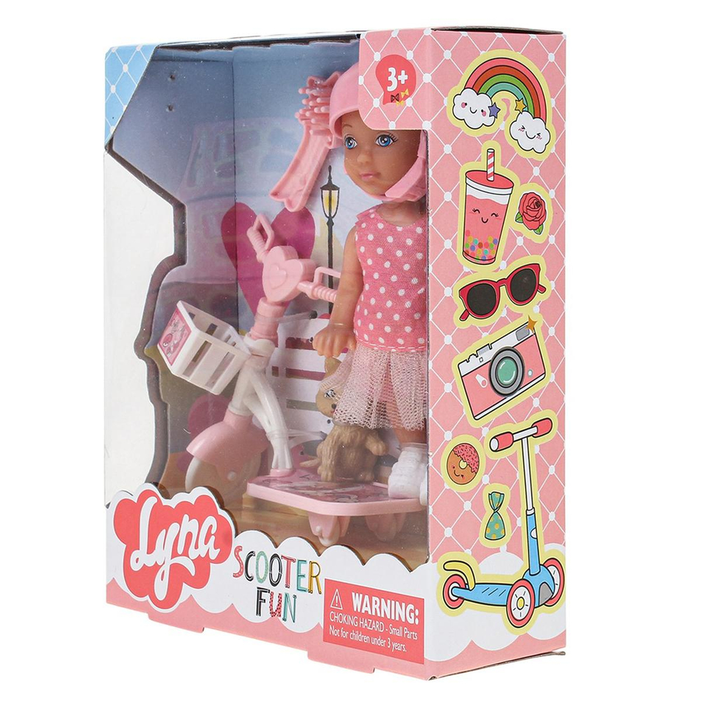 Кукла тип модница с аксесс. коробка 4604