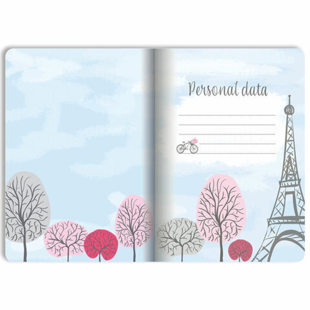 Тетрадь 40 л. без линовки обложка SoftTouch, бежевая бумага 70 г/м2, сшивка, А5 (147х210 мм), CHARM, BRAUBERG, 403804