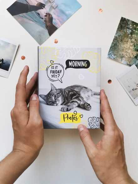 Фотоальбом на 100 фото 10х15 см, пластик. листы fluffy pets Муррр