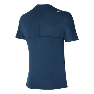 Мужское теннисное поло Mizuno BR T-Shirt Men - Dark Blue