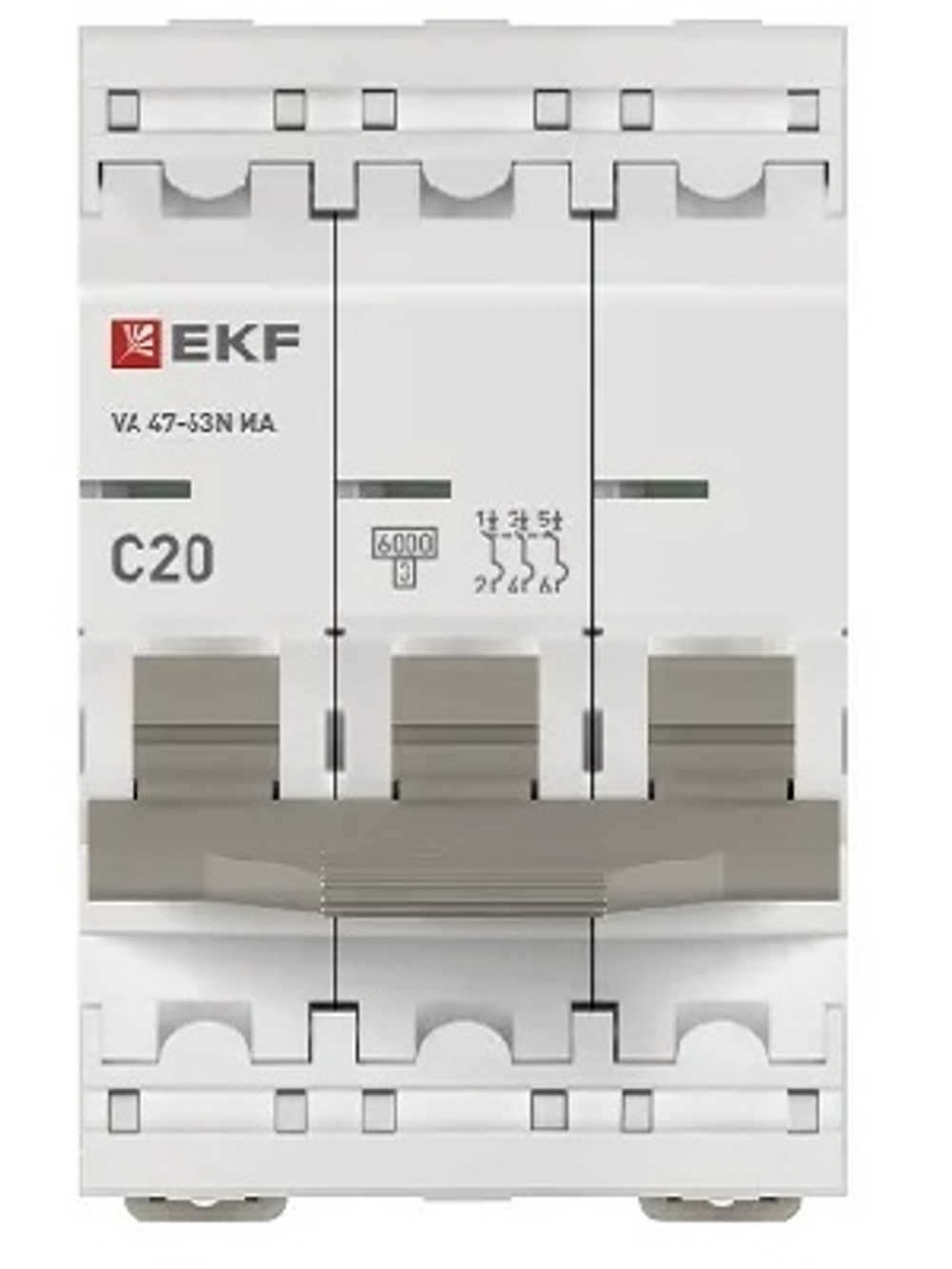 Автоматический выключатель  EKF M63MA6320C