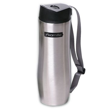 Термокружка 480 мл. из нержавеющей стали Kamille KM-2056 с ремешком