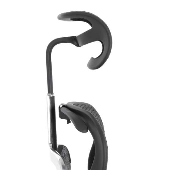 Кресло FALTO Ergohuman Elite 2 с подножкой ( чёрный каркас /сетка чёрный T-168-B1 Black )