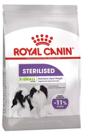 Корм для стерилизованных собак миниатюрных пород, Royal Canin X-Small Sterilised