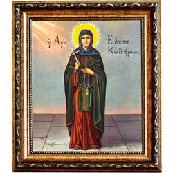 Елеса Киферская мученица. Икона на холсте.