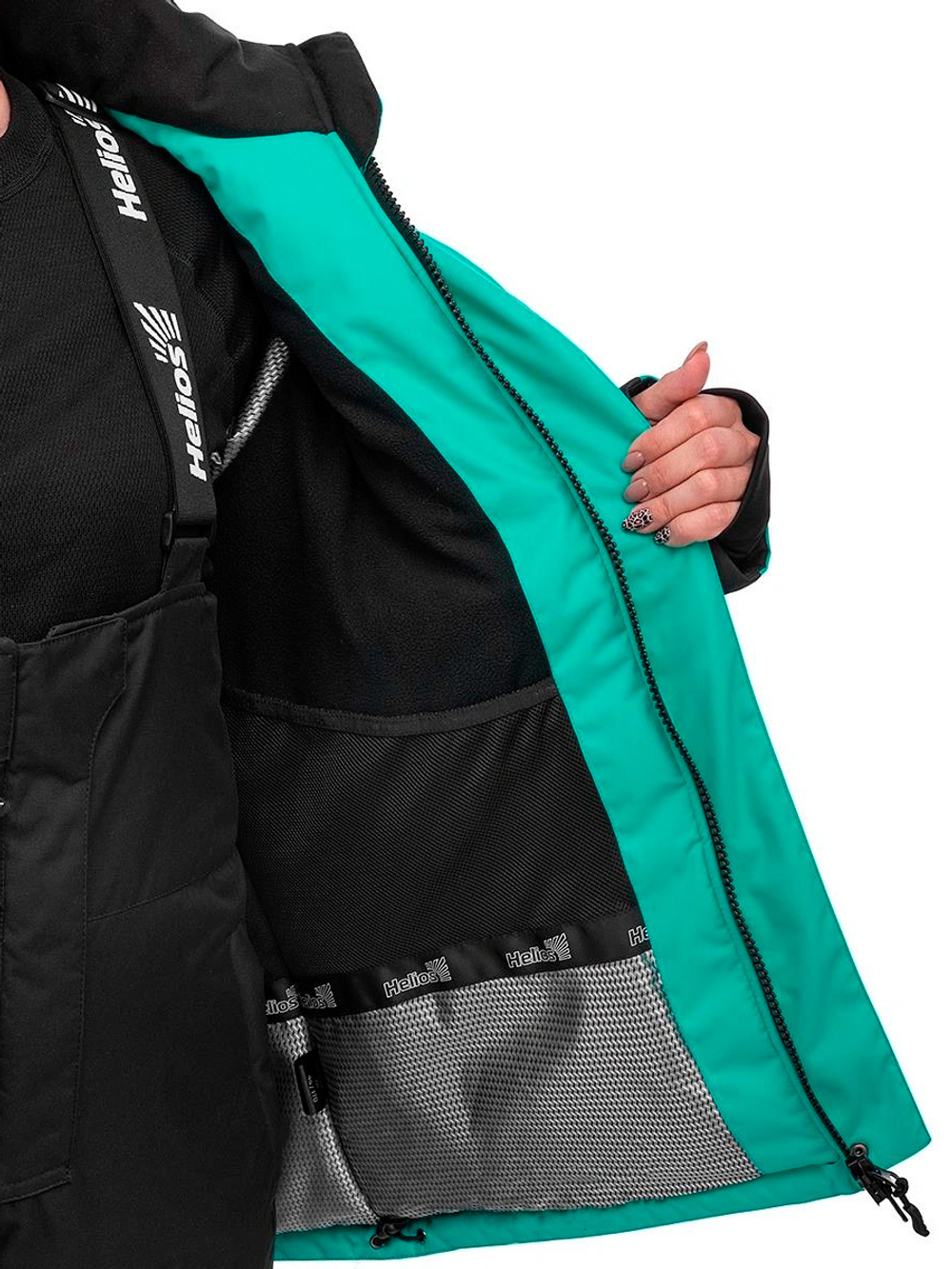 Костюм зимний Helios ZABAVA 8/8 К, AQUA GREEN/BLACK, размер 4XL (T-ZA-4XL-56-170-AG)