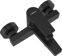 Смеситель для ванны с душем STWORKI Берген S21100BK матовый черный