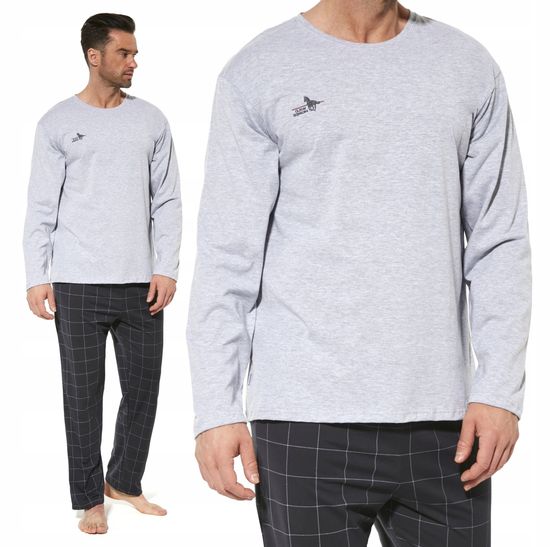 Пижама мужская с длинным рукавом и брюками Cornette Wild Horse 124/219