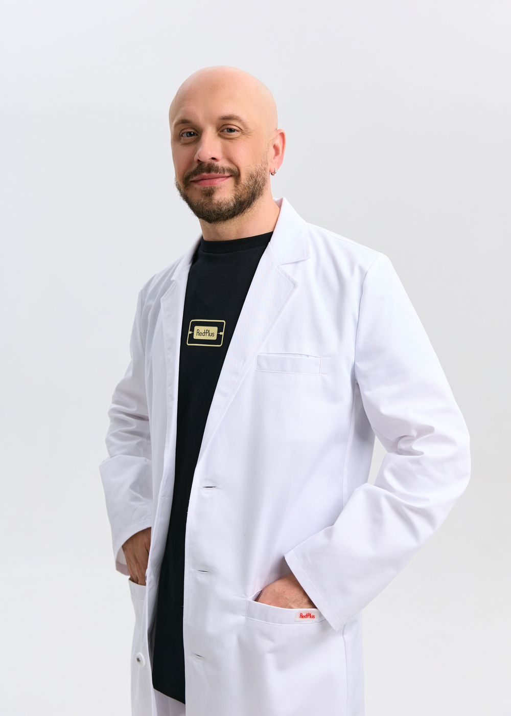 Халат медицинский  мужской Заубер 2.0, белый