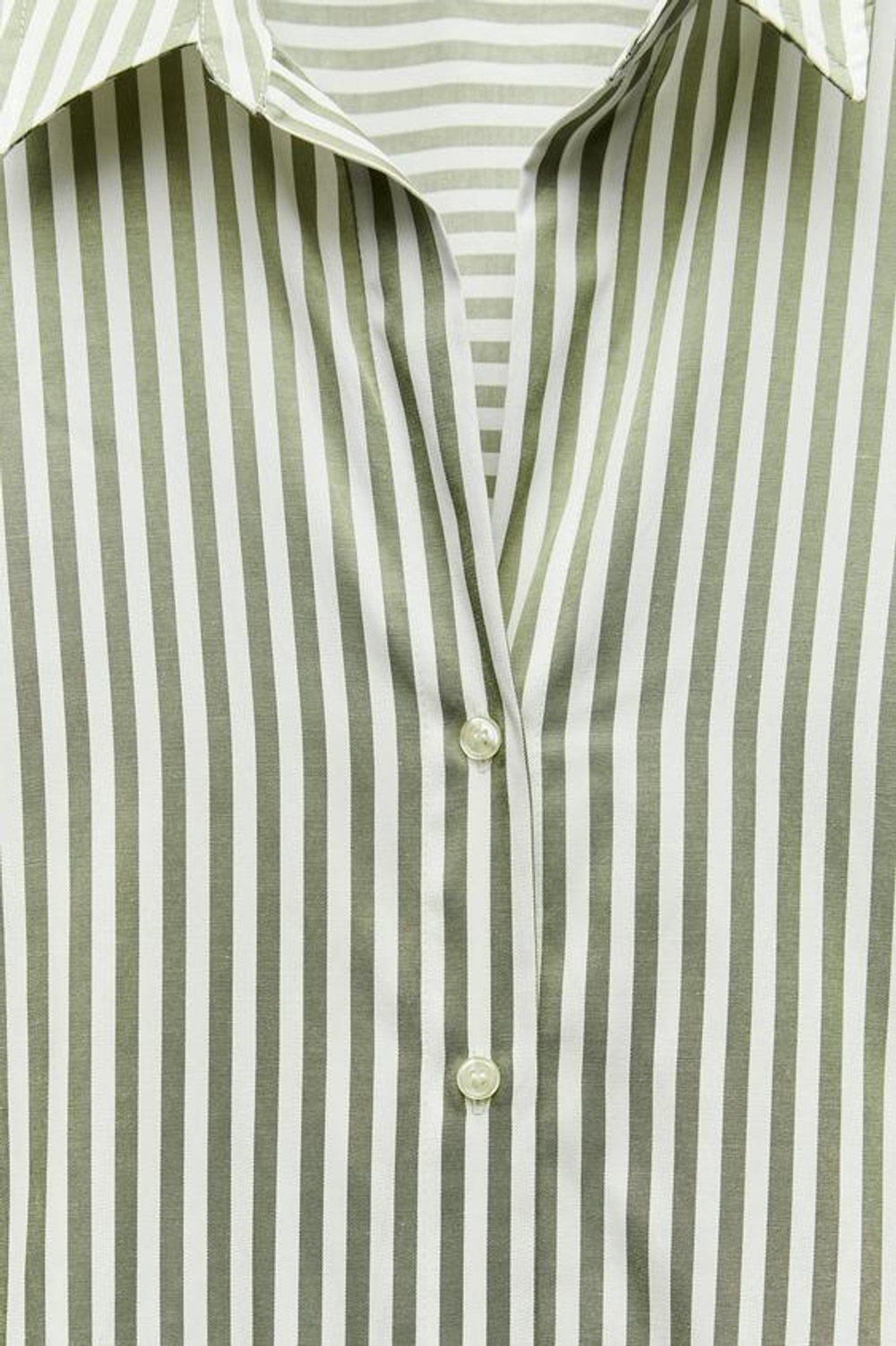 ZARA РУБАШКА ИЗ ПОПЛИНА, ПОЛОСКИ