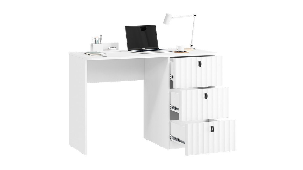 Стол письменный с ящиками Кашемир/Кашемир матовый 109,2х50,5х74,8 см