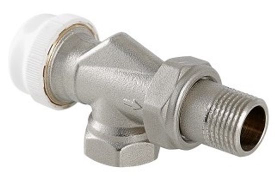 Клапан термостатический Valtec 1/2" угловой с осевым управлением арт. VT.179.N.04 для радиаторов