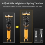 Комплект для автомобиля HONDA PRELUDE BB1-BB9 1992-2001 Shock Absorbers Coil Spring Strut Coilovers lowering kit