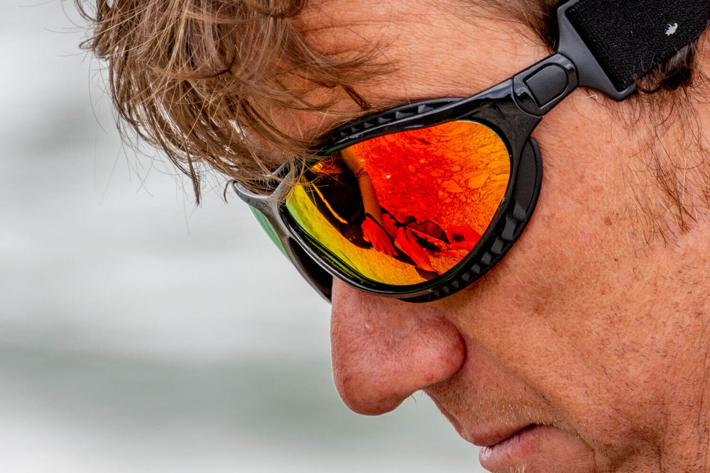 Спортивные очки OCEAN Tierra de fuego Black / Revo Orange Polarized lenses
