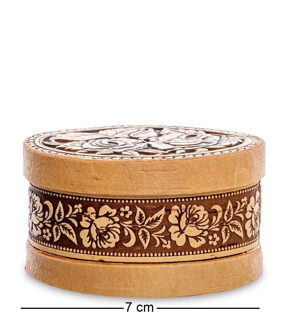 BST-311/ 1 Шкатулка «Розы» (береста)