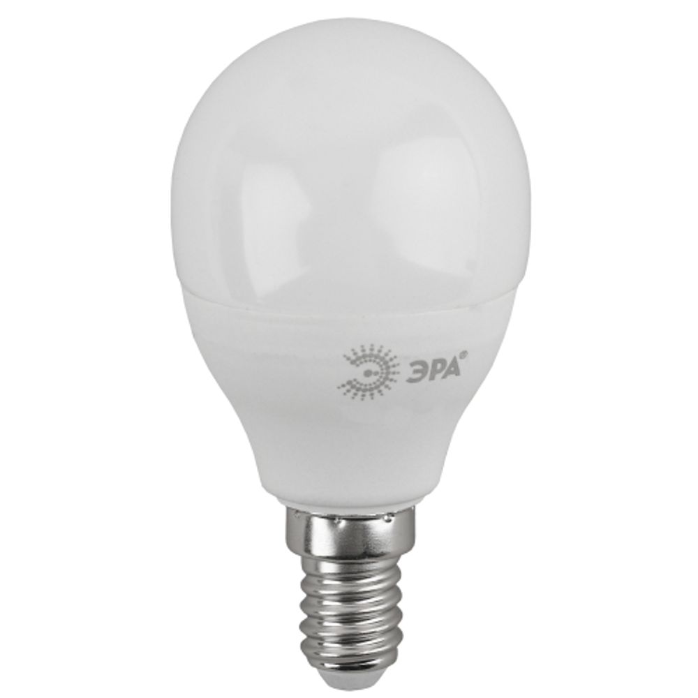 Лампа светодиодная ЭРА STD LED P45-11W-827-E14 11Вт шар теплый белый свет Е14