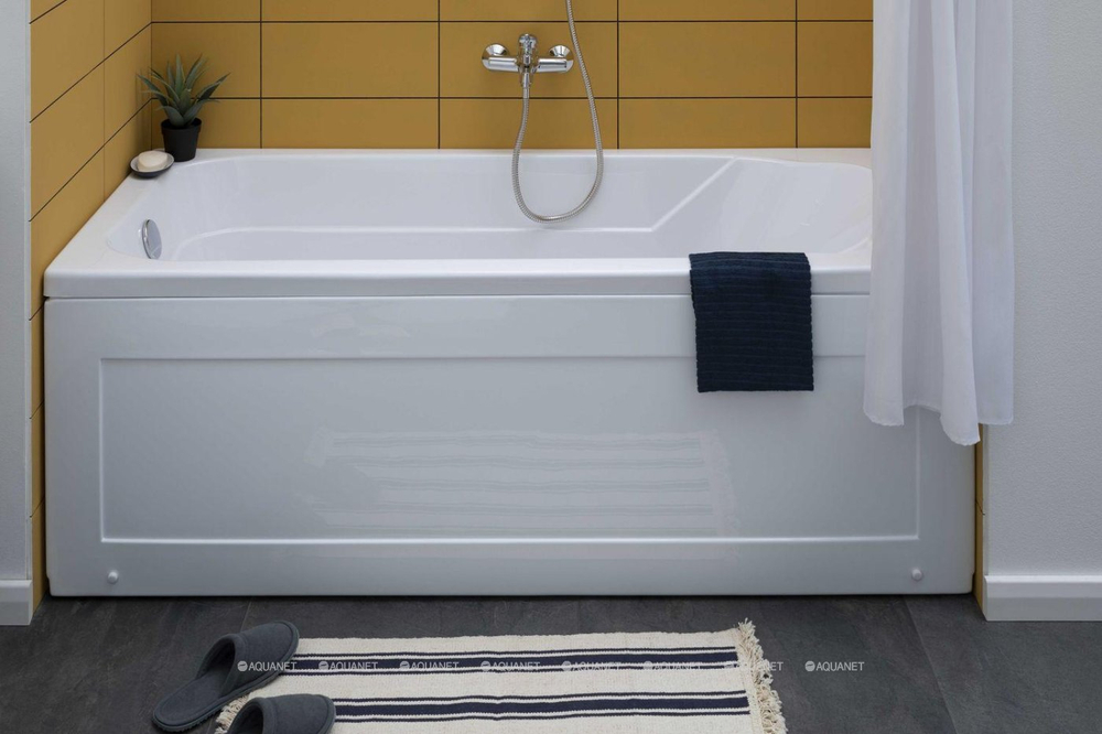 Акриловая ванна Aquanet (Акванет) West NEW 150x70 с каркасом